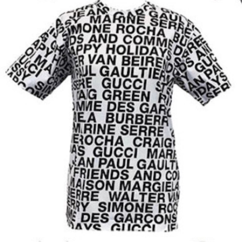 Comme des Garcons Friends & CDG Collaboration Logo T Shirt S